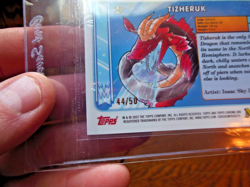 MetaZoo Topps Chrome Tizheruk Gold Refractor Card Cryptid Camera 44/50 - Image 3
