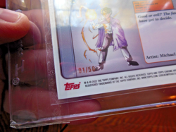 01 / 50 MetaZoo Topps Chrome Adam Ackler Gold Refractor Card Cryptid Camera - Image 3