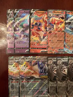 Pokemon TCG 🔥 HUGE Jumbo Card Lot! 16x Snorlax, Blaziken, Reshiram, stamped - Image 2