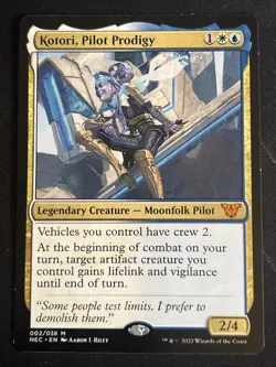 1x Kotori, Pilot Prodigy (2) Kamigawa Neon Dynasty Commander LP MTG Magic x1 MKE - Image 1