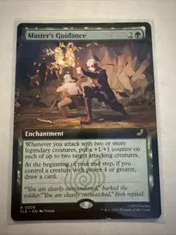 x1 Master's Guidance - Extended Art R MTG Avatar: The Last Airbender: Eternal M/ - Image 1
