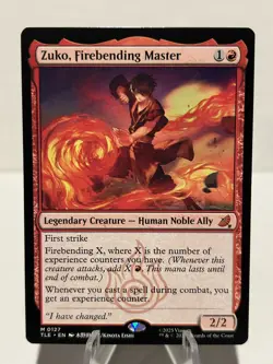 Zuko, Firebending Master 127 M Avatar: The Last Airbender: Eternal-Legal NM MTG - Image 1