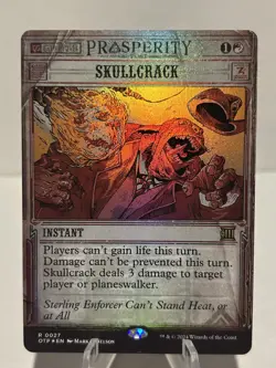 Skullcrack 27 R Outlaws of Thunder Junction: Breaking News FOIL NM MTG - Image 1