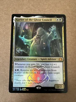 Karlov of the Ghost Council Judge Promos Foil - Image 1