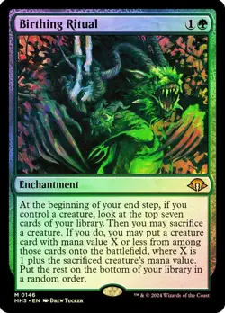 Birthing Ritual Foil Modern Horizons 3 NM MTG - Image 1