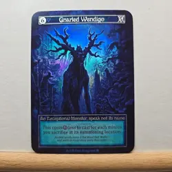 Gnarled Wendigo FOIL Exceptional Sorcery Contested Realm Gothic - Image 1