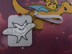 Pokemon TCG Card Display Key Chain Frosmoth - Image 1