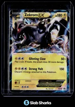 2011 POKEMON BLACK & WHITE BLACK STAR PROMOS #BW38 ZEKROM EX - HP - Image 1
