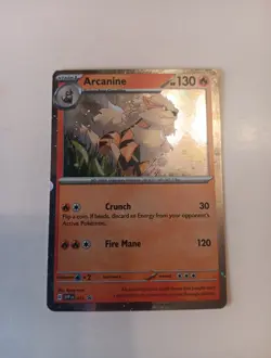 Pokemon TCG Arcanine SVP Black Star Promos SVP011 Holo Promo Cosmos Holo Rare... - Image 1