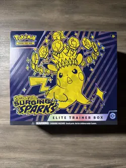 Pokemon TCG Scarlet & Violet Surging Sparks Elite Trainer Box ETB - NEW - SEALED - Image 1
