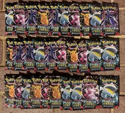 Paldean Fates Booster Pack Lot 30 Factory Sealed Pokemon Packs Fast Shipping! - Image 1