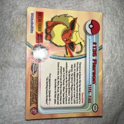 FLAREON | #136 | TOPPS CHROME POKEMON T.V. | - Image 2