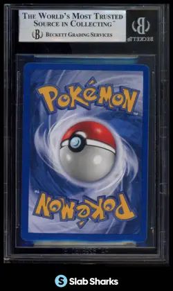 1999 POKEMON SET UNLIMITED #12/102 NINETALES RARE HOLO BGS 9 - Image 2