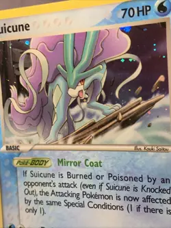 Pokemon TCG Suicune #4/17 Pop Series 2 Promos Holo Rare 2006 LP/MP - Image 3