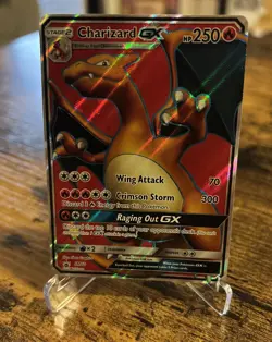 Charizard GX SM60 Sun & Moon Full Art Ultra Rare Promo Standard Size Pokemon TCG - Image 1