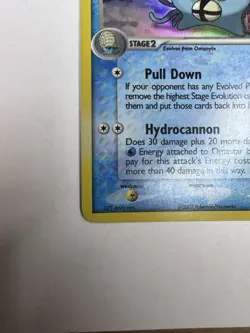 Omastar 20/108 Reverse Holo Rare Ex Power Keepers Pokemon - Image 5