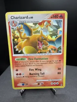 Pokemon TCG Platinum Arceus Charizard 1/99 Cracked Ice Holo HP - Image 1