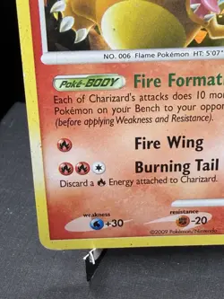 Pokemon TCG Platinum Arceus Charizard 1/99 Cracked Ice Holo HP - Image 5