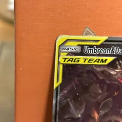 Pokemon TCG Umbreon Darkrai GX SM241 Tag Team Black Star Promo Holo - Image 4