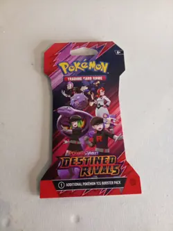 Pokemon TCG Destined Rivals Sleeved Booster Pack Factory Sealed New Random Art - Image 1