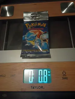 Pokemon FACTORY SEALED 1999 Base Set Unlimited Blastoise Art Booster Pack!! WOTC - Image 5