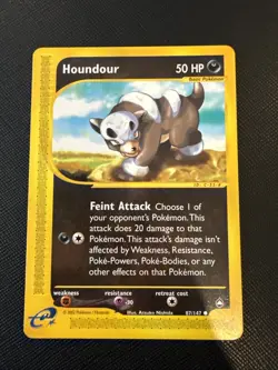 Pokemon TCG - Houndour - 87/147 - Common Aquapolis LP - Image 1