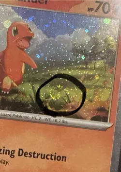 Charmander 004/165 Scarlet & Violet 151 Cosmos Holo Pokemon TCG NM SWIRL 🌀 - Image 2