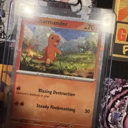 Charmander 004/165 Scarlet & Violet 151 Cosmos Holo Pokemon TCG NM SWIRL 🌀 - Image 5
