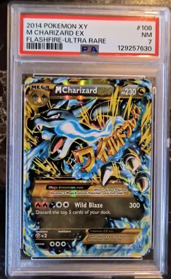 2014 Pokemon Xy Mega Charzard Ex Flashfire Ultra Rare #108 - Image 1