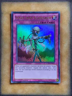 Yugioh Scrap-Iron Scarecrow LC5D-EN051 Ultra Rare 1st Ed NM - Image 1