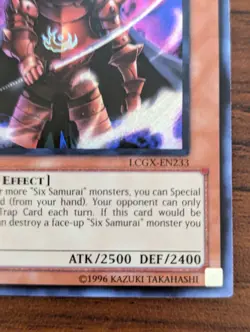 Yu-Gi-Oh! Great Shogun Shien LCGX-EN233 Secret Rare Unlimited Edition LP - Image 5