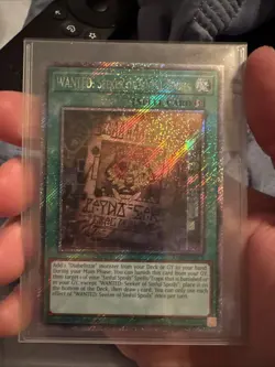 WANTED: Seeker of Sinful Spoils Platinum Secret Rare RA03-EN074 Yu-Gi-Oh! - Image 1
