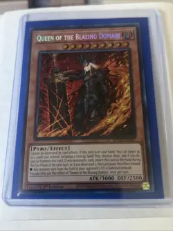 Yu-Gi-Oh! Queen of the Blazing Domain MP25-EN147 Prismatic Secret Rare - Image 1