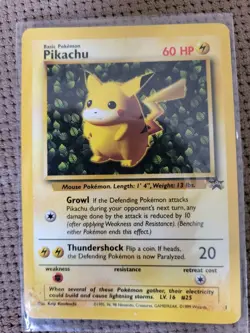Pokemon Card - Pikachu (Ivy) - WoTC Black Star Promo #1 - Image 1