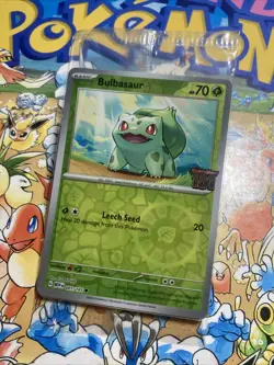 Pokemon Card Bulbasaur 001/165 Best Buy Stamped Promo Pokemon 151 SEALED NM - Image 2