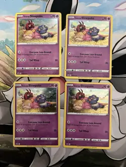 Pokemon TCG Galarian Slowpoke SWSH126 Lot Of 20 Cards In Mini Album - Image 1