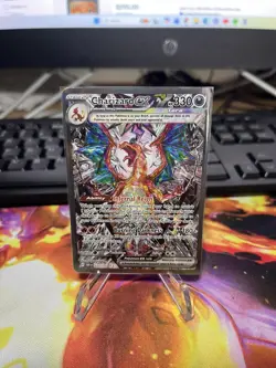 Pokemon TCG Charizard EX Sir Obsidian Flames 223/197 Full Art Secret Rare Card - Image 1
