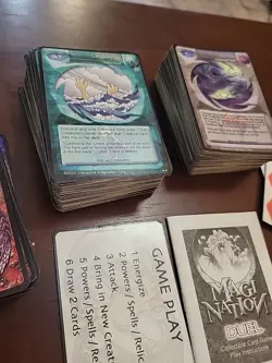 Magi Nation TCG Lot of ~ 217 Cards Trading Card Game 2000-2001 Commons Uncommon - Image 5