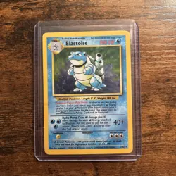 1999 Pokemon TCG Blastoise Base Set Holo Unlimited Rare Card 2/102 - Image 1