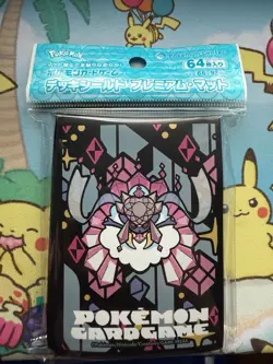 Pokemon Center Japan Phantasmal Flames Mega Diancie Card sleeves 64 Count - Image 1