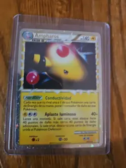 Pokemon Ampharos Prime Holo Card Spanish HGSS HeartGold SoulSilver 2010 Rare - Image 1