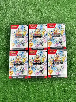 Pokemon Scarlet and Violet Prismatic Evolution Trading Card Booster Bundle x6 ? - Image 1