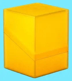 ULTIMATE GUARD AMBER BOULDER Standard Size DECK CASE 100+ NEW Card Storage Box - Image 2