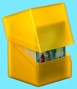 ULTIMATE GUARD AMBER BOULDER Standard Size DECK CASE 100+ NEW Card Storage Box - Image 3