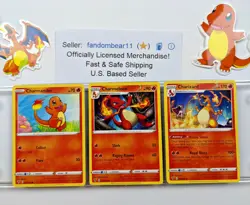 CHARMANDER CHARMELEON CHARIZARD 2020 Vivid Voltage EVOLUTION POKEMON CARD SET - Image 2