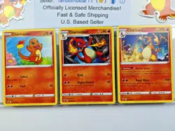 CHARMANDER CHARMELEON CHARIZARD 2020 Vivid Voltage EVOLUTION POKEMON CARD SET - Image 4