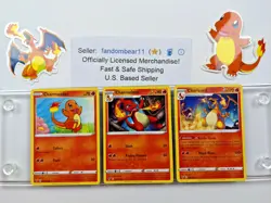 CHARMANDER CHARMELEON CHARIZARD 2020 Vivid Voltage EVOLUTION POKEMON CARD SET - Image 5