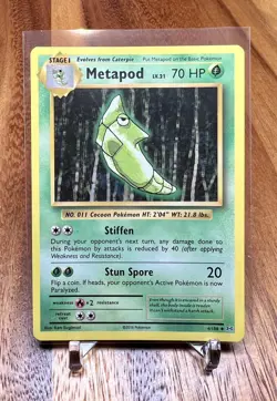 Metapod 4/108 Evolutions XY Uncommon Pokemon Card NM - Image 1
