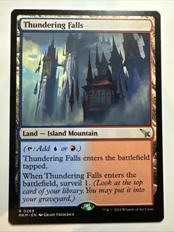 Thundering Falls Murders at Karlov Manor Regular Magic: The Gathering Card NM - Image 1