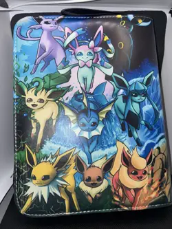 Pokemon TCG Eevee Eeveelutions Zip Up 50 Pages Holds 400 Card Binder New - Image 2